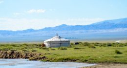 Mongolian yurt in West Mongolia