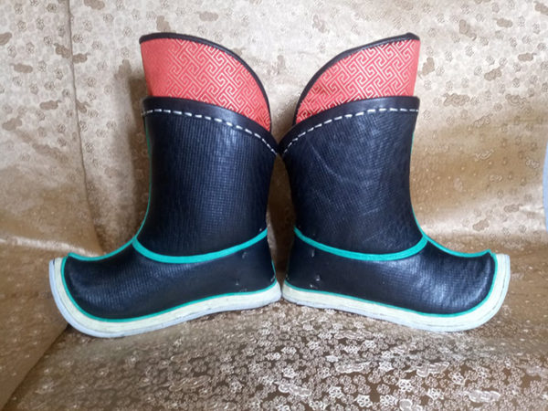 Mongolian traditional child boots