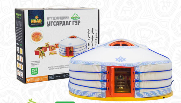 assembling toy yurt Naad brand