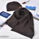 Yak fiber hat and scarf by METE collection